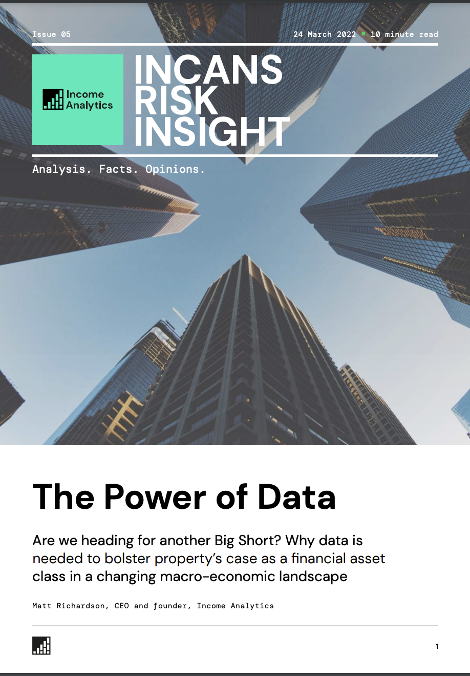 INCANS Risk Insight Publication: The Power of Data